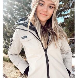 LSKD - Insulated Auxilary Long Winter Jacket in Light Taupe - 10